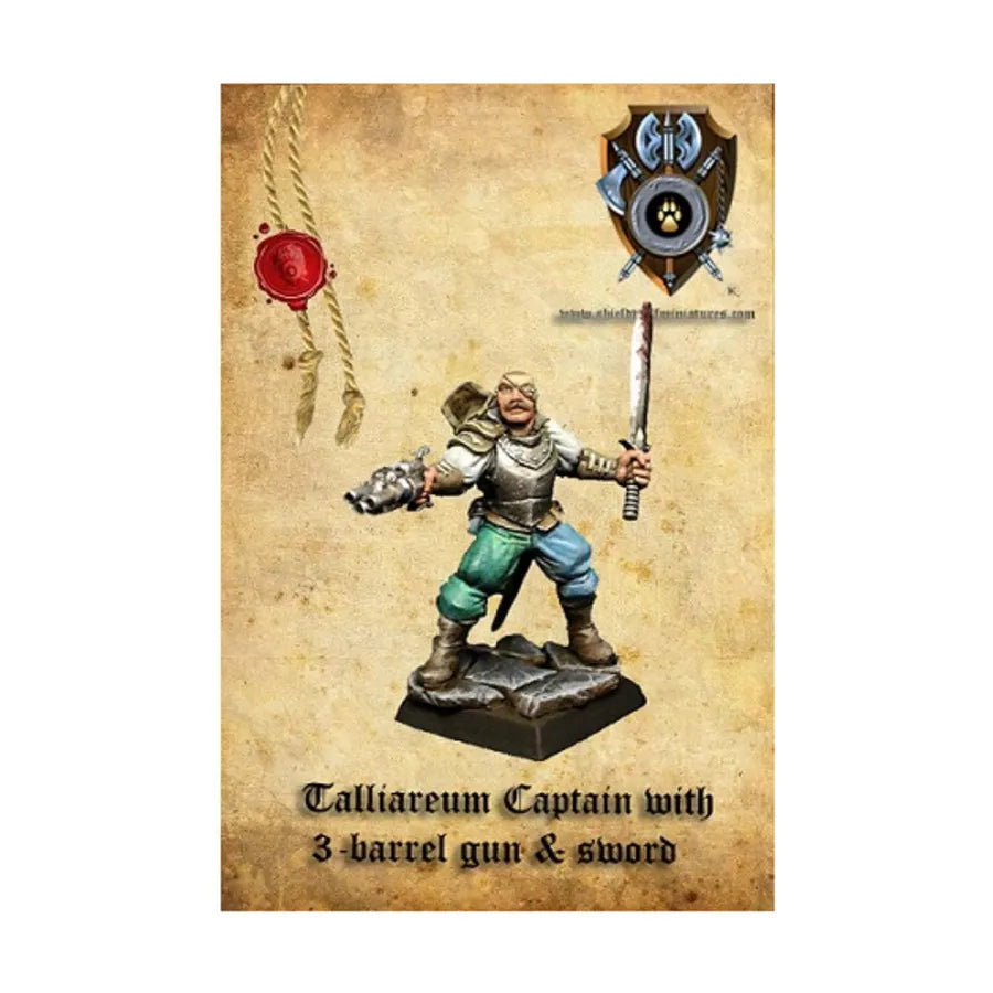 Shieldwolf Human Kingdoms Captain of the guard (pistol+sword) New - Tistaminis