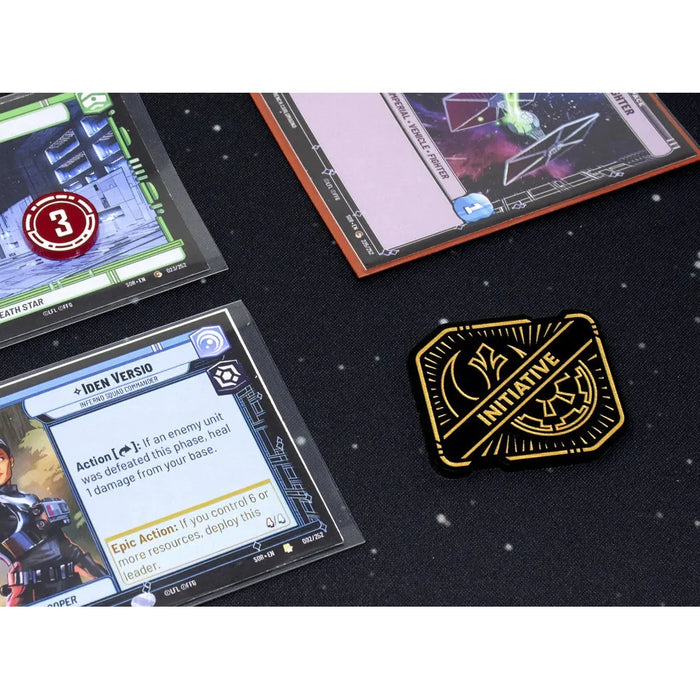 Star Wars Unlimited Initiative, Plan & Blast (Twin Suns) Acrylic Token Set