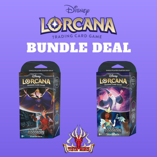 Lorcana Floodborn - Starter Decks Bundle x2 - Save $10 - Tistaminis