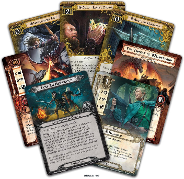 Lord of the Rings LCG: Ered Mithrin Campaign Expansion New