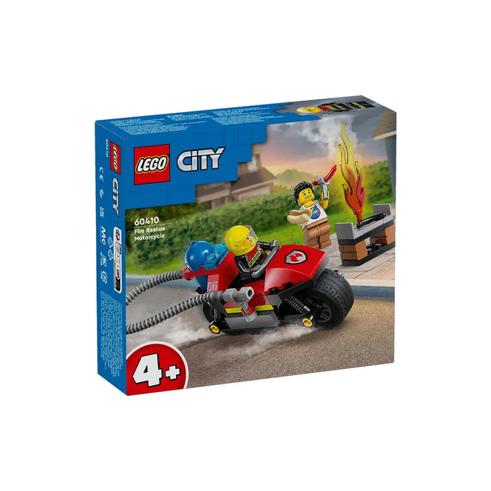 Lego City Fire Rescue Motorcycle 57pc 60410