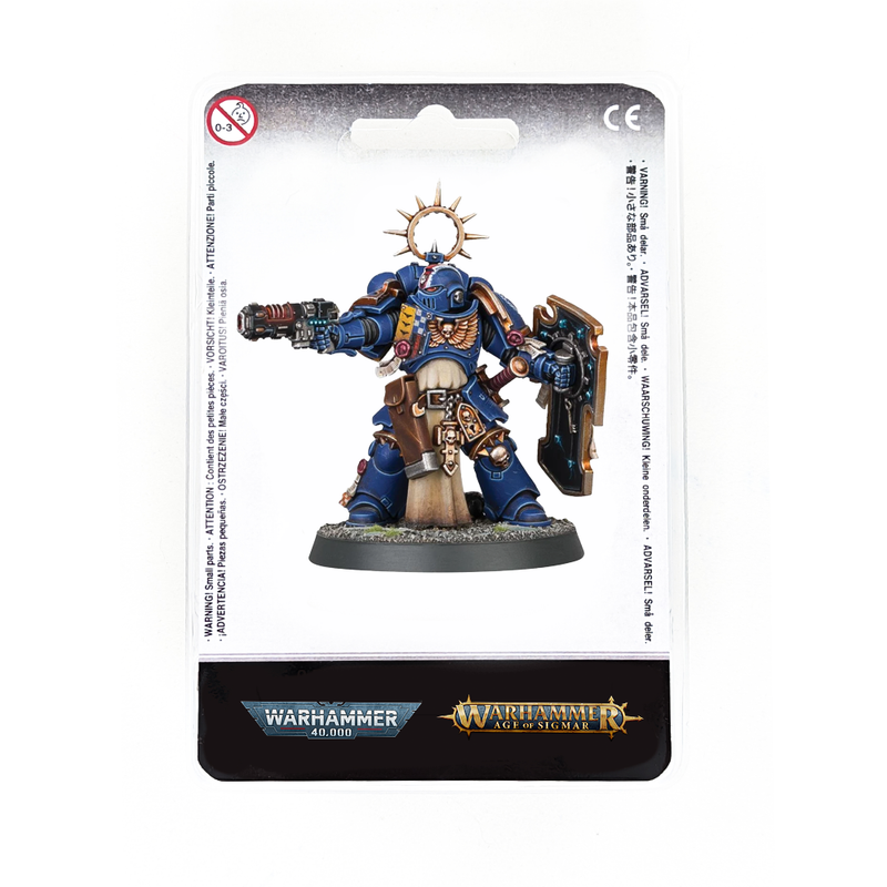 Warhammer Space Marines Lieutenant with Storm Shield New - Tistaminis