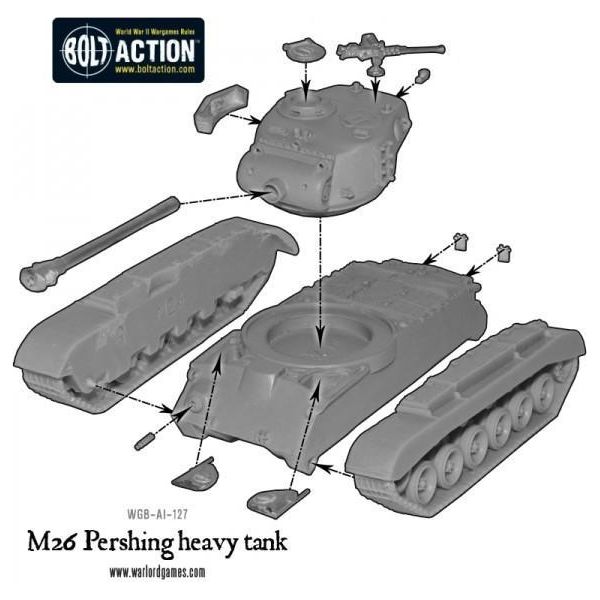 Bolt Action United States M26 Pershing  New - WGB-AI-127