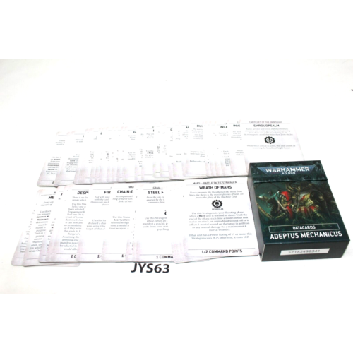 Warhammer Skitarii Datacards - JYS63 - Tistaminis