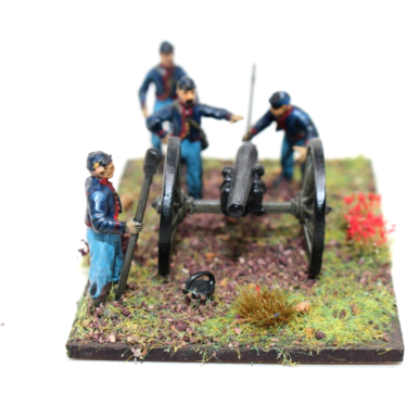 American Civil War Cannon Well Painted - JYS73 - Tistaminis