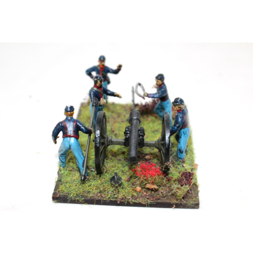 American Civil War Cannon Well Painted - JYS73 - Tistaminis