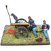 American Civil War Cannon Well Painted - JYS73 - Tistaminis