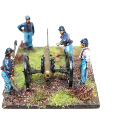 American Civil War Cannon Well Painted - JYS73 - Tistaminis