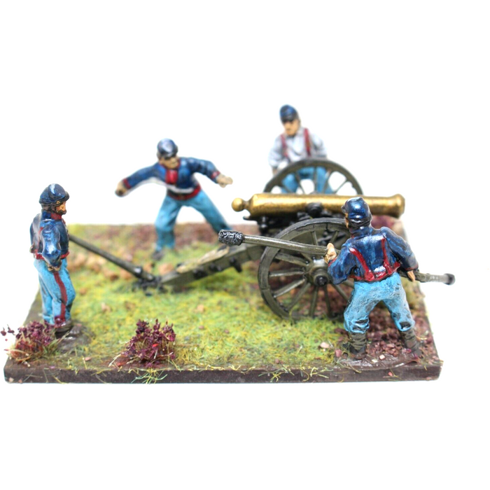 American Civil War Cannon Well Painted - JYS73 - Tistaminis