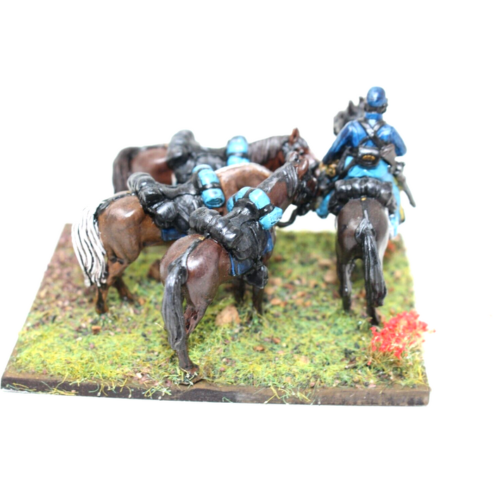 American Civil War Support Group with Horses Well Painted - JYS73 - Tistaminis