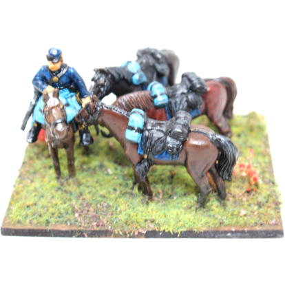 American Civil War Support Group with Horses Well Painted - JYS75 - Tistaminis