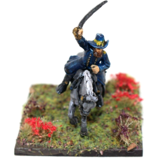 American Civil War General Mounted Well Painted - JYS75 - Tistaminis