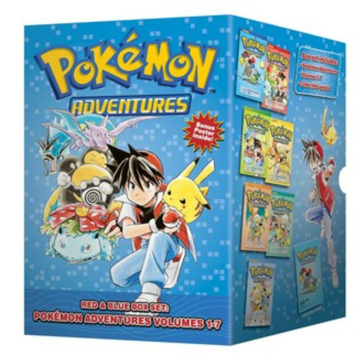 POKEMON ADVENTURES RED & BLUE BOX SET NEW - Tistaminis