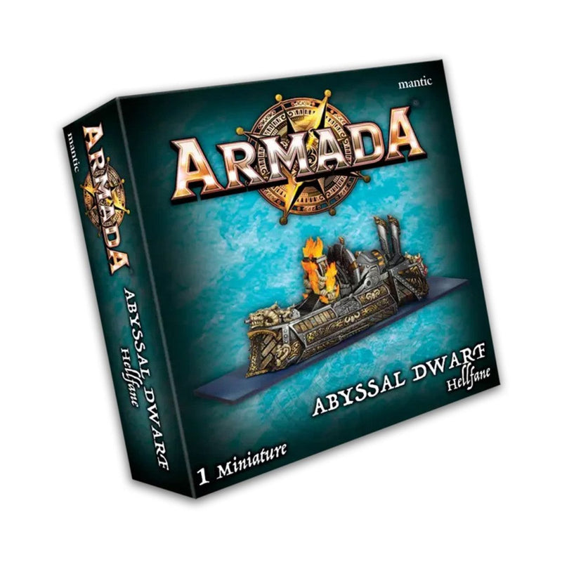 Mantic Armada Abyssal Dwarf Hellfane Aug-23 Pre-Order - Tistaminis
