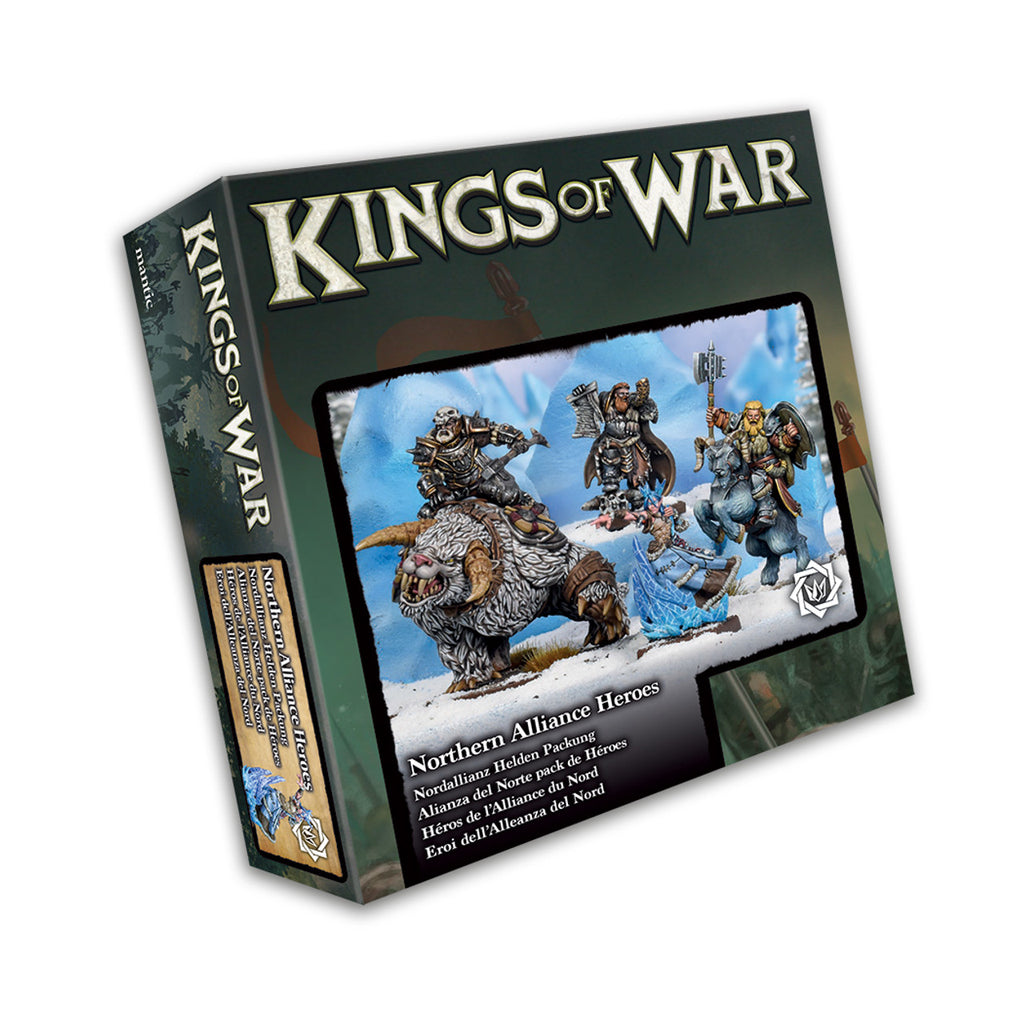 Kings of War Northern Alliance Heroes Pack Aug-23 Pre-Order - Tistaminis