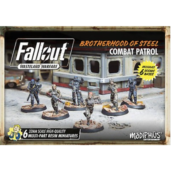 FALLOUT WASTELAND WARFARE BROTHERHOOD COMBAT PATROL NEW - Tistaminis