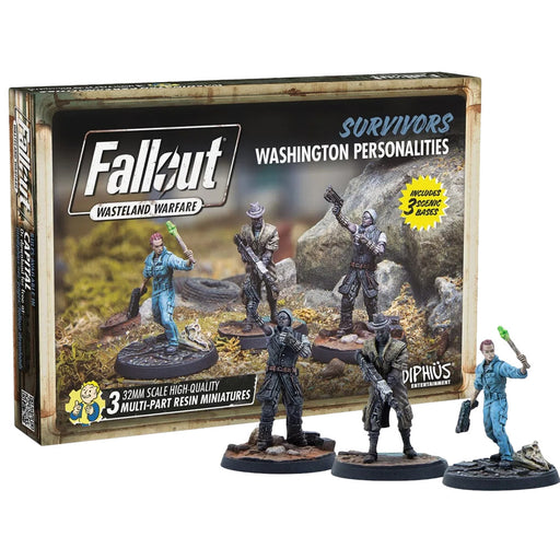 FALLOUT WASTELAND WARFARE WASHINGTON PERSONALITIES New - Tistaminis