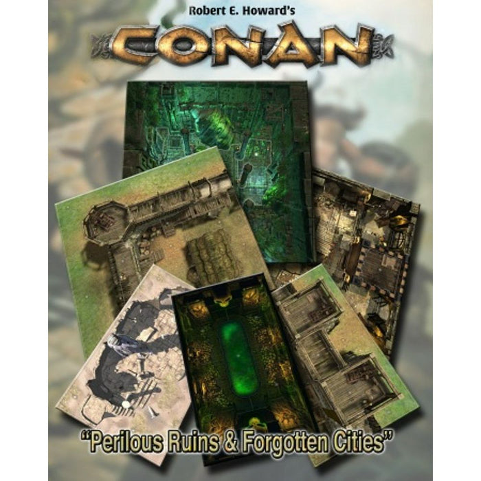 CONAN: PERILOUS RUINS & FORGOTTEN CITIES TILE SET New - Tistaminis