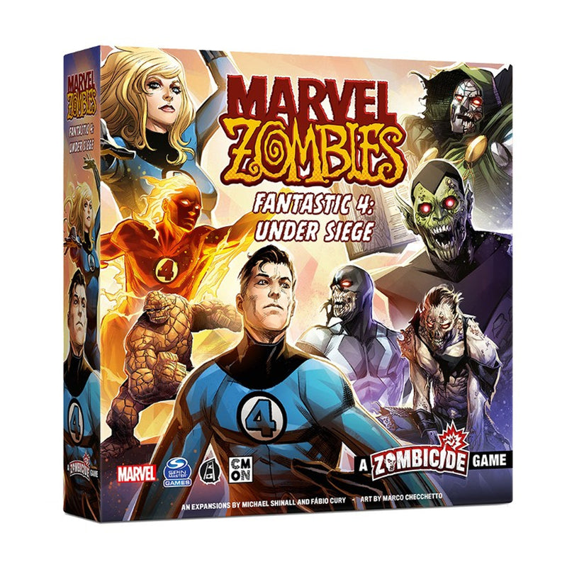 MARVEL ZOMBIES ZOMBICIDE GAME: FANTASTIC 4: UNDER SIEGE New - Tistaminis