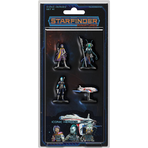 STARFINDER MINIS: ICONIC HEROES SET 1 (24) New - Tistaminis