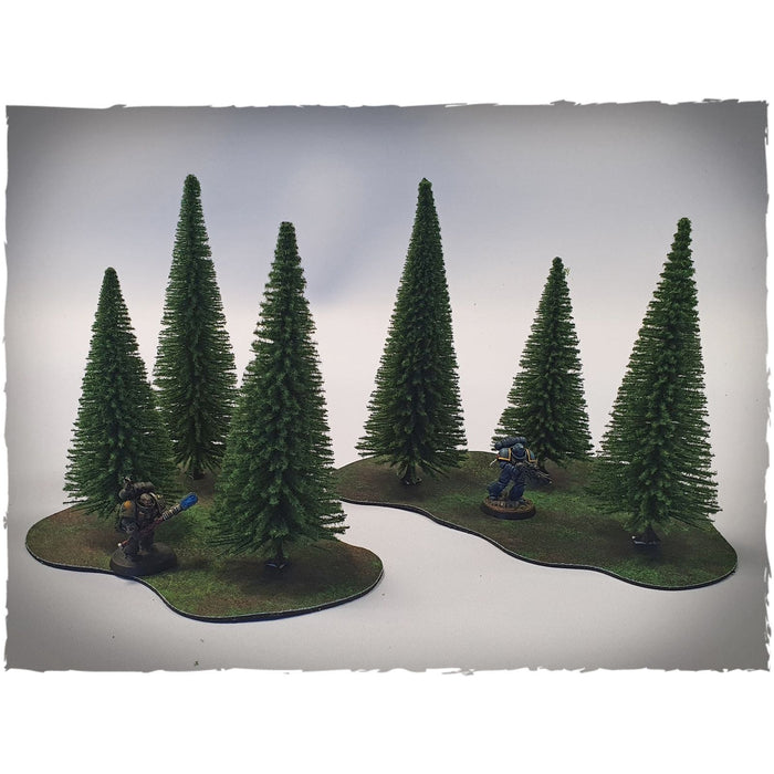 Deep Cut Studio Model trees – 32 mm scale, fir trees set