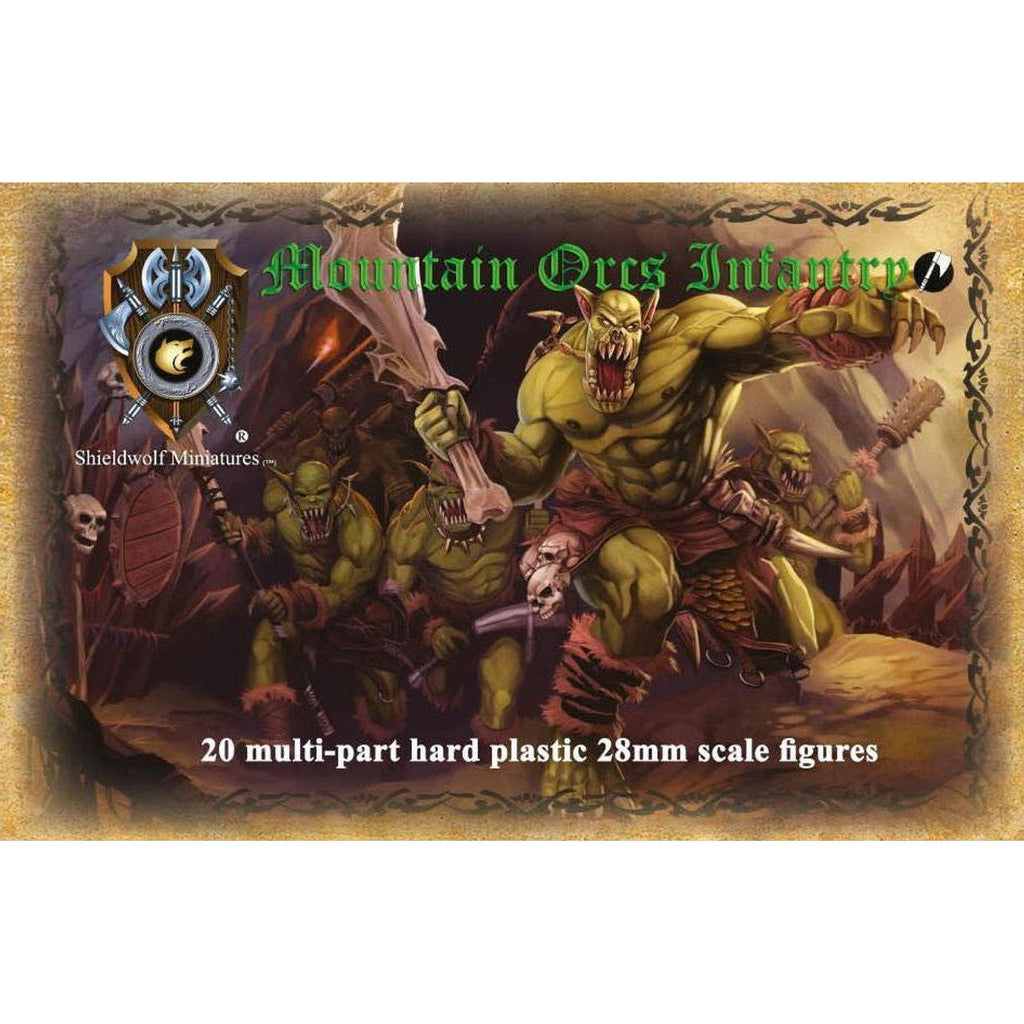 Shieldwolf Orcs Mountain Orcs Infantry (Box) New - Tistaminis