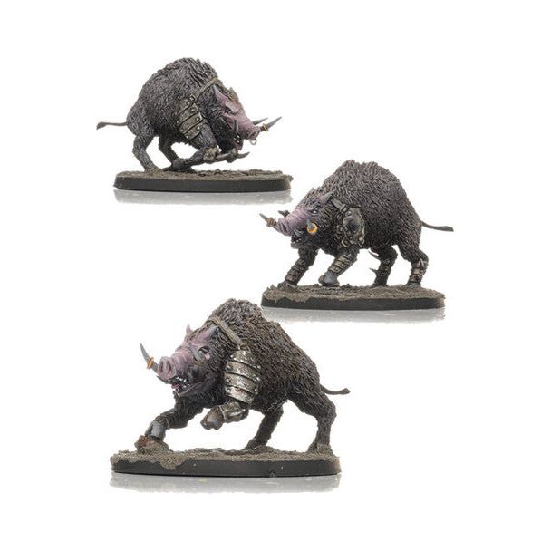 Shieldwolf Orcs Great Boar Pack (3 miniatures) New - Tistaminis