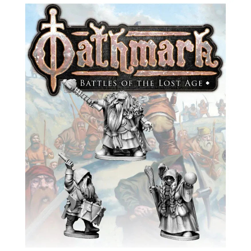 Oathmark Dwarf King, Wizard & Musician II New - Tistaminis