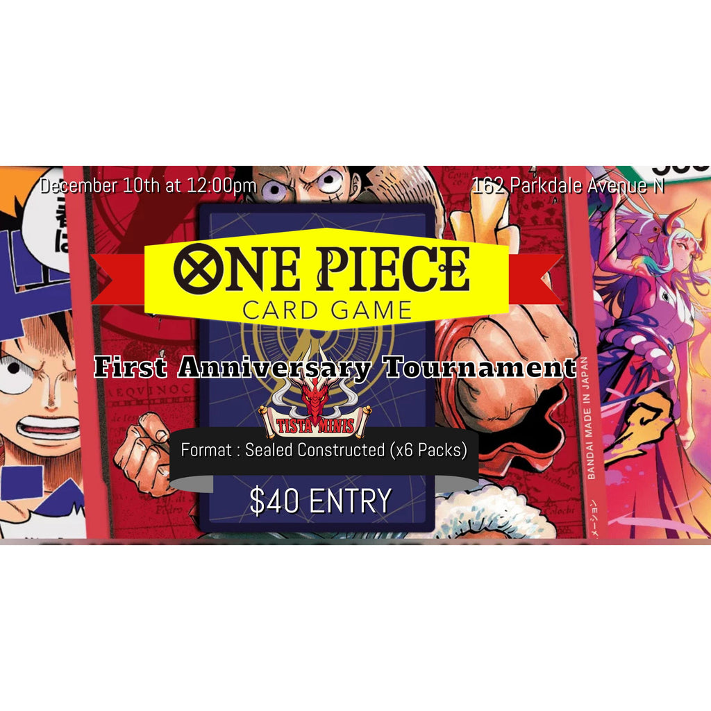 One Piece TCG First Anniversary Tournament - December 10th - Tistaminis