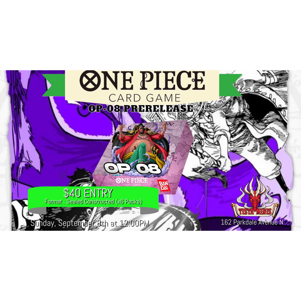 One Piece OP-08 Prerelease Tournament - September 8th - Tistaminis