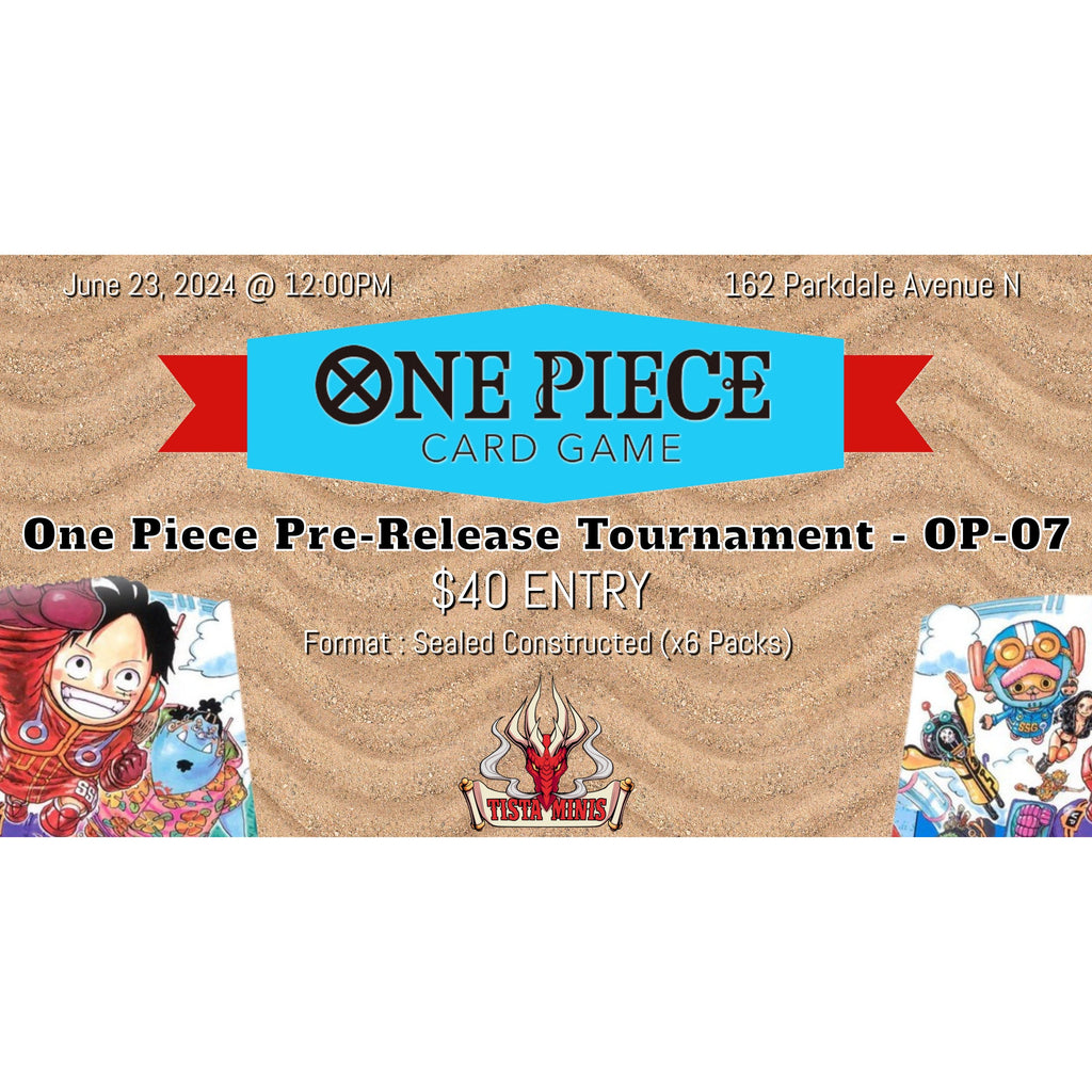One Piece Pre-Release Tournament - OP-07 - Tistaminis
