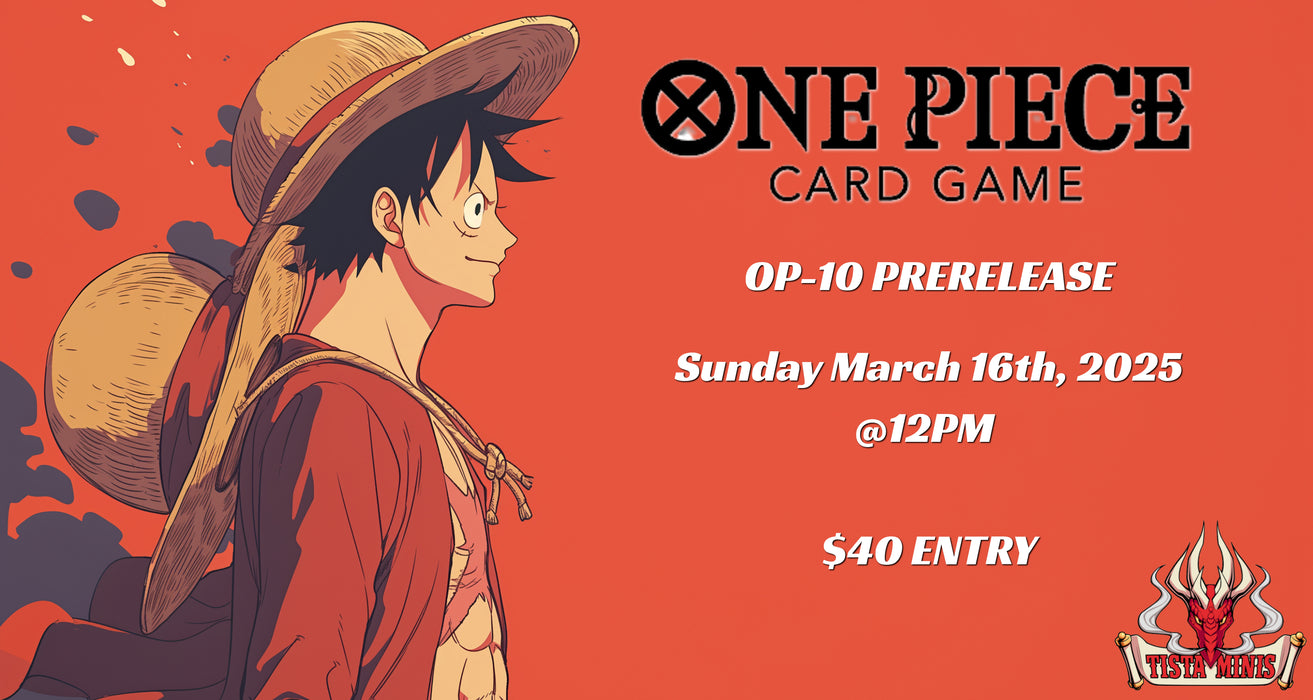 One Piece OP-10 Prerelease Sunday March 16