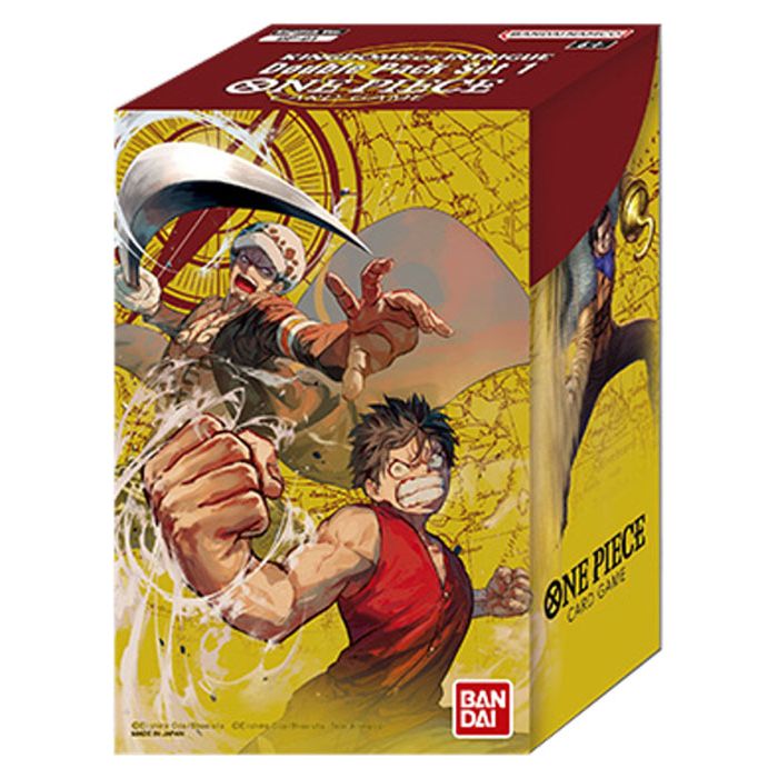 ONE PIECE CARD GAME - Kingdoms of Intrigue - DOUBLE PACK SET VOL 1 New - Tistaminis