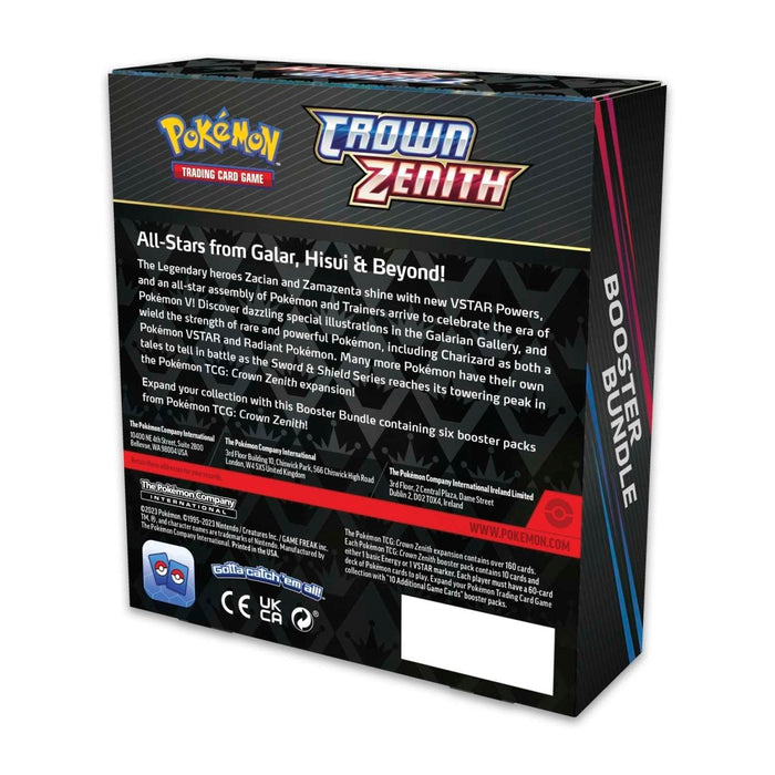 POKEMON CROWN ZENITH BOOSTER BUNDLE