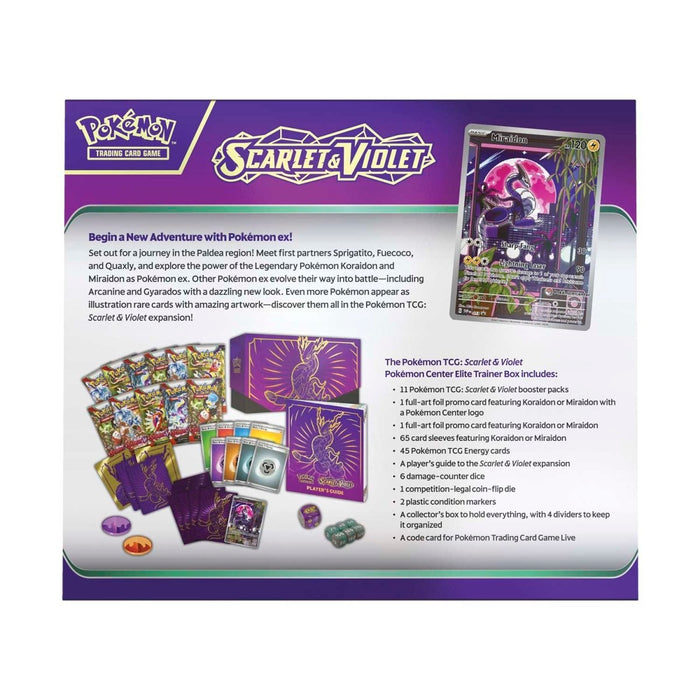 Pokemon Scarlet and Violet Elite Trainer - Miraidon Box