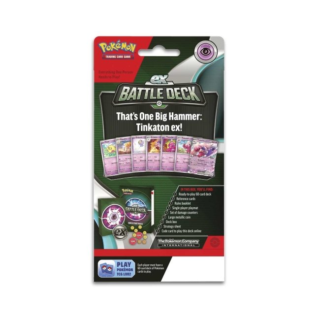 POKEMON BATTLE DECKS TINKATON EX