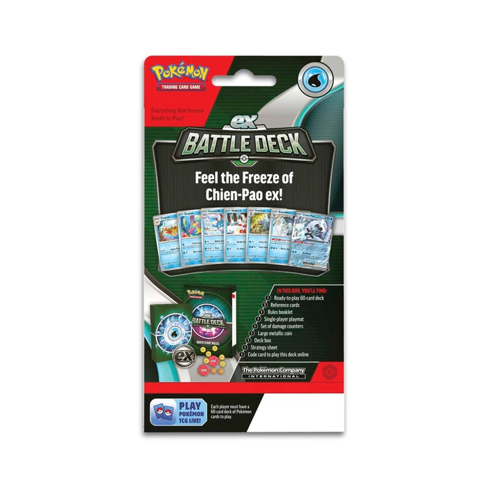 POKEMON BATTLE DECKS CHIEN-PAO EX