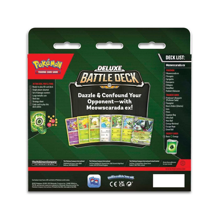 POKEMON DELUXE BATTLE DECKS MEOWSCARADA - Tistaminis