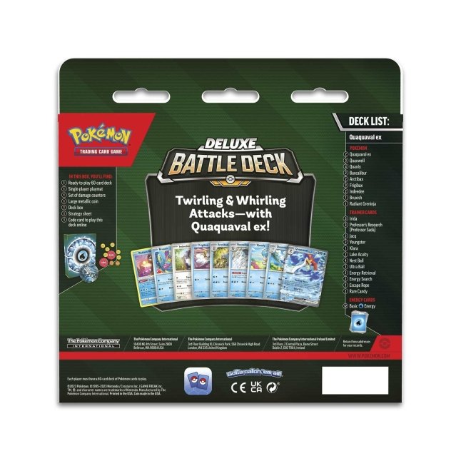 POKEMON DELUXE BATTLE DECKS QUAQUAVAL