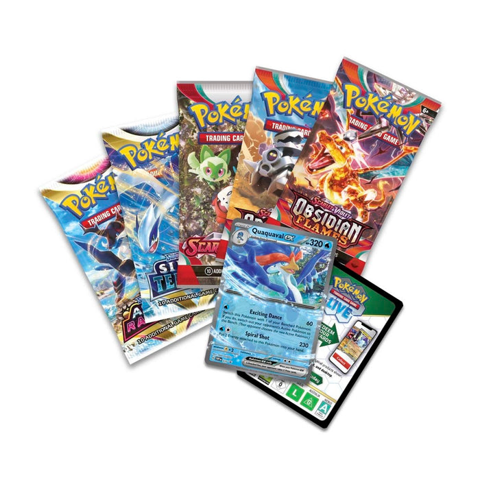 POKEMON PALDEA PARTNERS TIN - Quaquaval EX