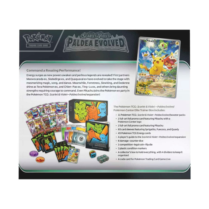 Pokemon Paldea Evolved Elite Trainer Box June 9th New Pre-Order - Tistaminis