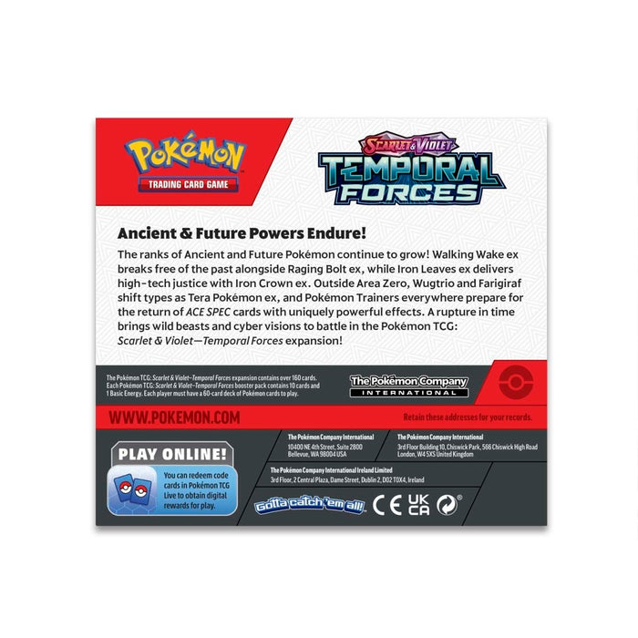 POKEMON TEMPORAL FORCES BOOSTER BOX