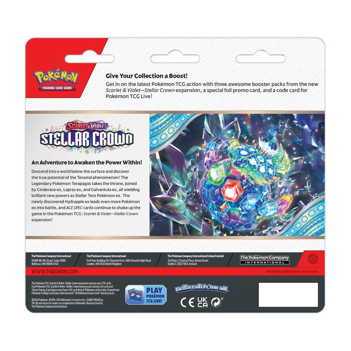 POKEMON STELLAR CROWN 3-PACK BLISTER - LATIAS