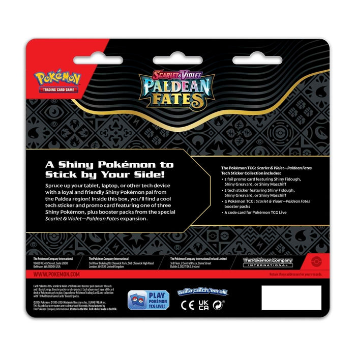 Pokemon PALDEAN FATES TECH STICKER COLLECTION - Greavard