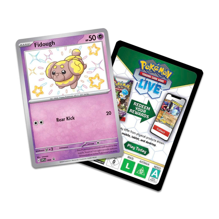 Pokemon PALDEAN FATES TECH STICKER COLLECTION - Fidough