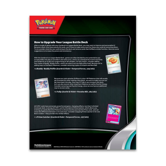 POKEMON GARDEVOIR EX LEAGUE BATTLE DECK