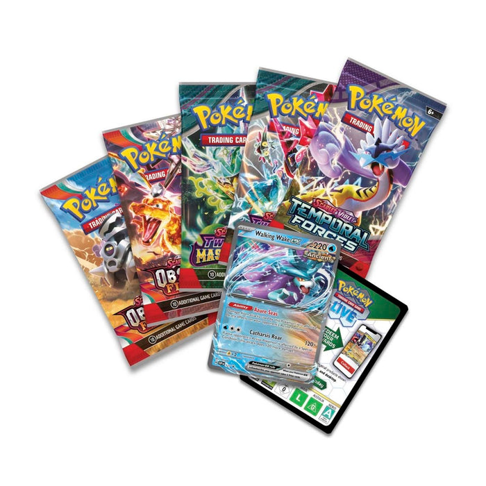 Pokemon Paradox Clash Tin - Walking Wake