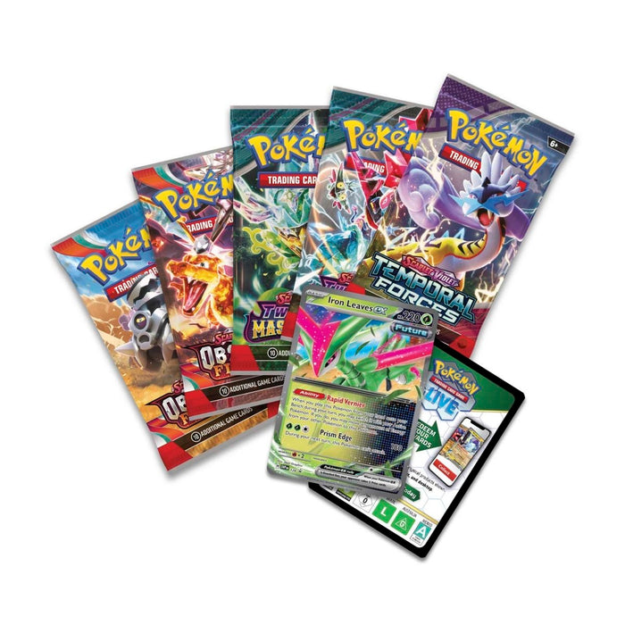 Pokemon Paradox Clash Tin - Iron Leaves