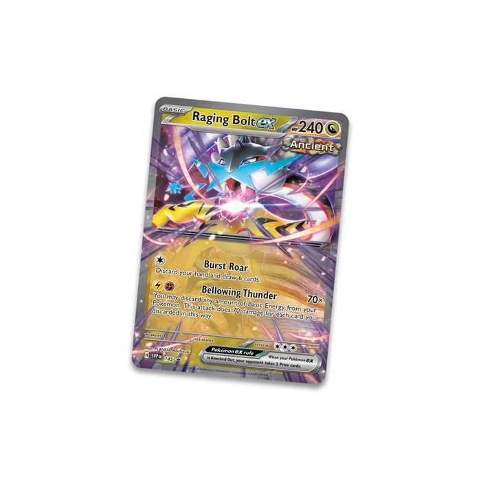 Pokemon PARADOX DESTINIES TIN - Raging Bolt Ex