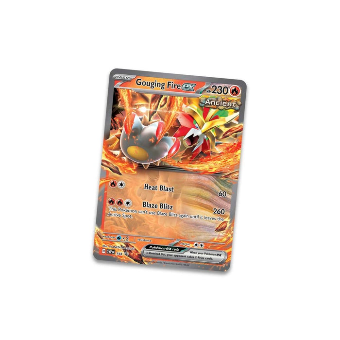 Pokemon PARADOX DESTINIES TIN - Gouging Fire EX